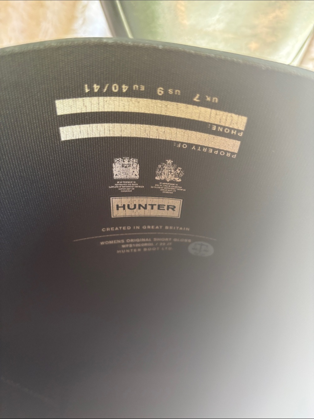 Green Shortie Women’s Hunter Rain Boots - Picture 7 of 7